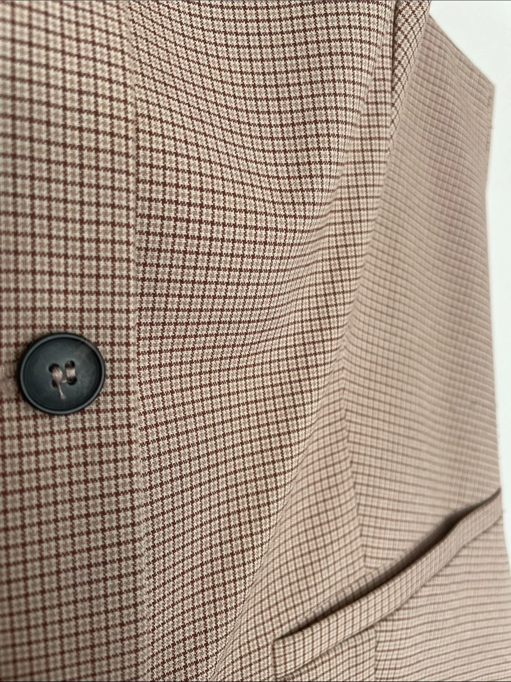 Zara Beige tailored Vest - Picture 2 of 6